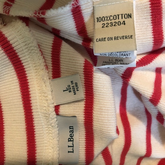 L.L Bean striped light weight sweater #3 - Picture 8 of 8